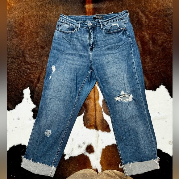 Denim - Judy blue cropped jeans, 14W